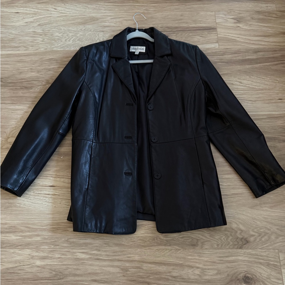 Authentic Leather Blazer Jacket - image 1